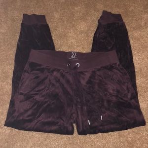 NY&C Velour Joggers